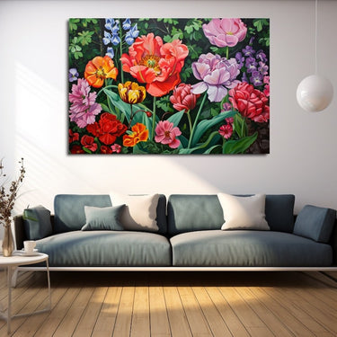 Acrylic Flowers on Canvas